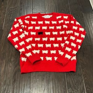 Warm & Wonderful & Rowing Blazers iconic Diana “Black Sheep” sweater jumper.